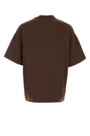 T-shirt oversize en coton marron Casablanca