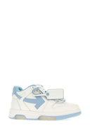 Off White White Leather Out Of Office Sneakers