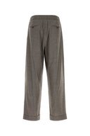 Giorgio Armani Melange Brown Wool Blend Pant