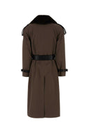 Burberry - Trench-coat Roseville en gabardine marron