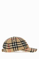 Burberry bestickte Baseballkappe aus Wolle