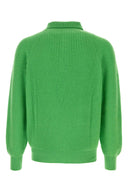 Umit Benan Green Cashmere Diana Polo Shirt