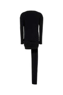 Gimaguas Black Jersey Ashley Dress