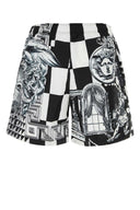 Versace badeshorts i polyester med tryk