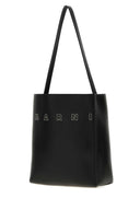 Marni Black Leather Shopping Bag