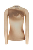 Bedrucktes T-Shirt aus Tüll von Jean Paul Gaultier