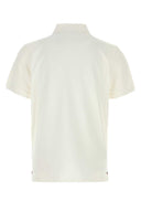 Moncler 白色珠地 Polo 衫