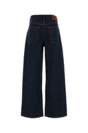 Vaqueros de pernera ancha de mezclilla de Calvin Klein Collection