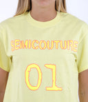 Semicouture T Shirts And Polos Yellow