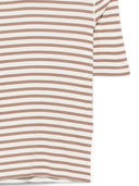 クローズドコットンブレンドストライプTシャツ