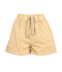 Shorts Semicostura Marrón