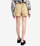 Shorts Semicostura Marrón