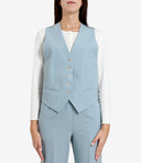 Chaquetas de semicuture azul