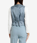 Chaquetas de semicuture azul