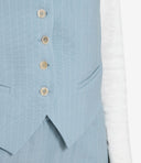 Chaquetas de semicuture azul