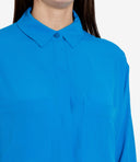 Chemises semi-sitrées bleues