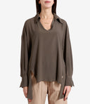 Erika Cavallini Semi Couture Shirts beige