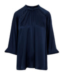Camisas de semicoutura azul