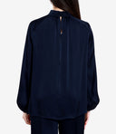 Camisas de semicoutura azul