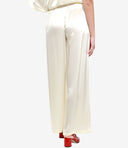 Erika Cavallini Semi Couture pantalones crema