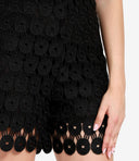 Erika Cavallini Semi Couture Shorts Negro