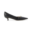 Giorgio Armani Leather Court Decollete