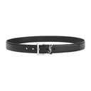 Saint Laurent Grained Calf Leather Belt