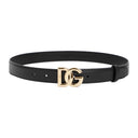 Cintura in pelle con logo Dolce & Gabbana