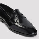 Church`s Onyx Penny Loafers