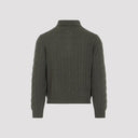 Ralph Laurent Collection Cable Knit Polo Sweater