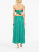 Oseree Lumiere Or Gem Cut Out Dress
