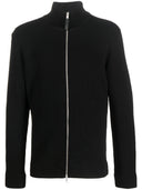 Maison Margiela a costine cardigan in maglia con zip