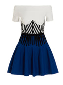 Alexander Mcqueen Short Jacquard Dress