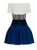 Alexander Mcqueen Short Jacquard Dress