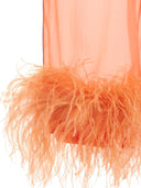 Pantaloni di seta piuma Osèree