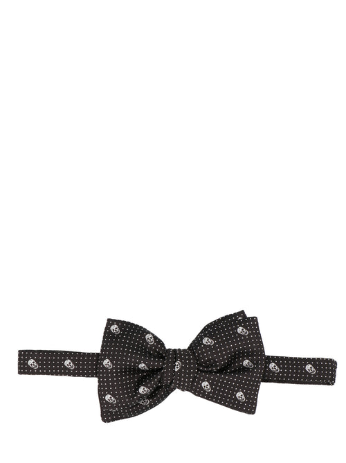 Alexander Mcqueen 'Skull Polka' Bow Tie