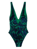 Zimmermann One Piece Swimsuit 'Tiggy Plunge Circle Link'