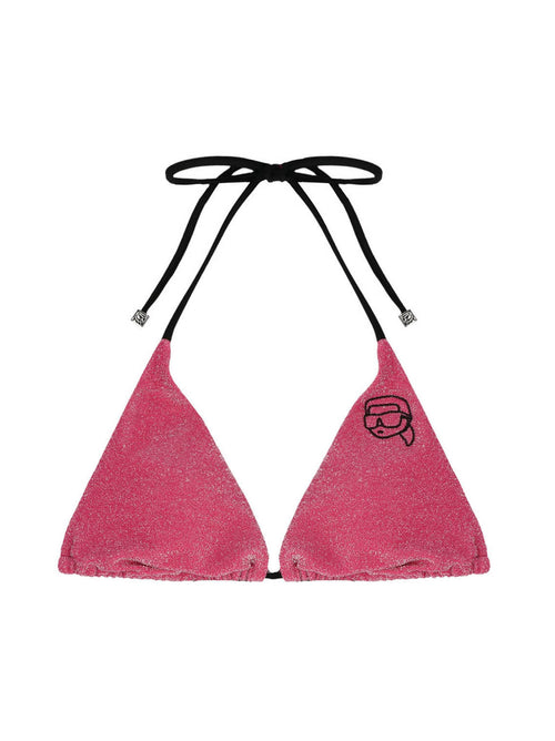 Karl Lagerfeld 'Ikonik 2.0' Bikini Top