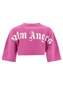 Palm Angels "Classic Logo" Cropped T Shirt
