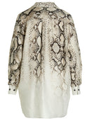 Nude 'Schlange' Bluse