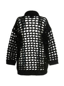 Nude Openwork Cardigan