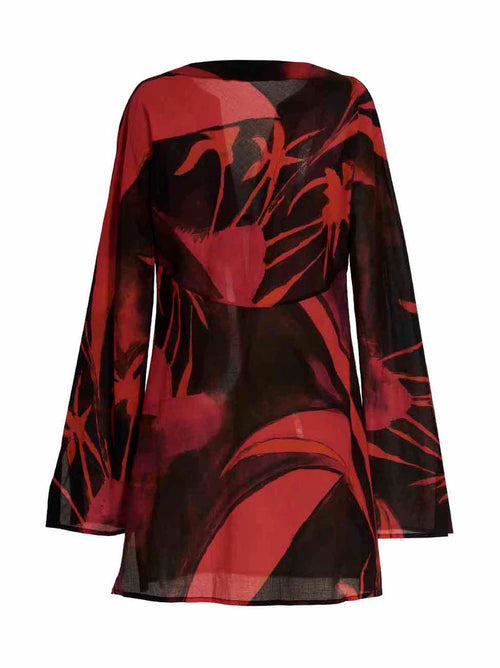 Louisa Ballou Printed Short Kaftano