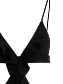 Abito da David Koma 'Crossbody & Open Leg Ruffle'