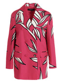 Rochas Floral Print Blazerjacke