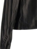 Ferragamo Leather Blazer Jacket