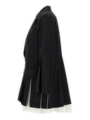 SACAI Falten Blazer -Kleid