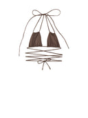 Saint Laurent Lacing Bikini Top