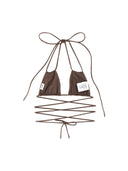 Saint Laurent Lacing Bikini Top