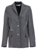 J.W.anderson ha usato la giacca di blazer in denim di paillettes