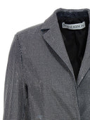 J.W.anderson ha usato la giacca di blazer in denim di paillettes